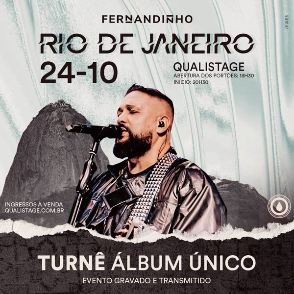 Fernandinho traz a turnê do álbum "Único"