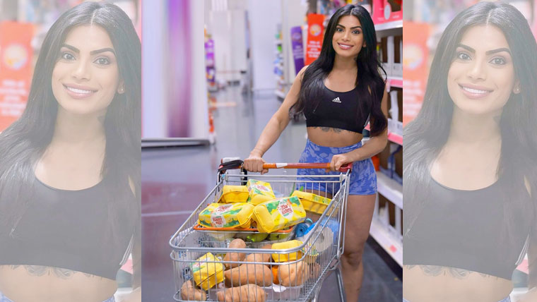 Influencer fitness exibe carrinho de supermercado: Mais de 250 ovos e 15kg de batata-doce